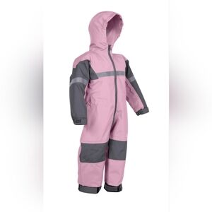 OAKI trail and rain suit in Lavender 2T